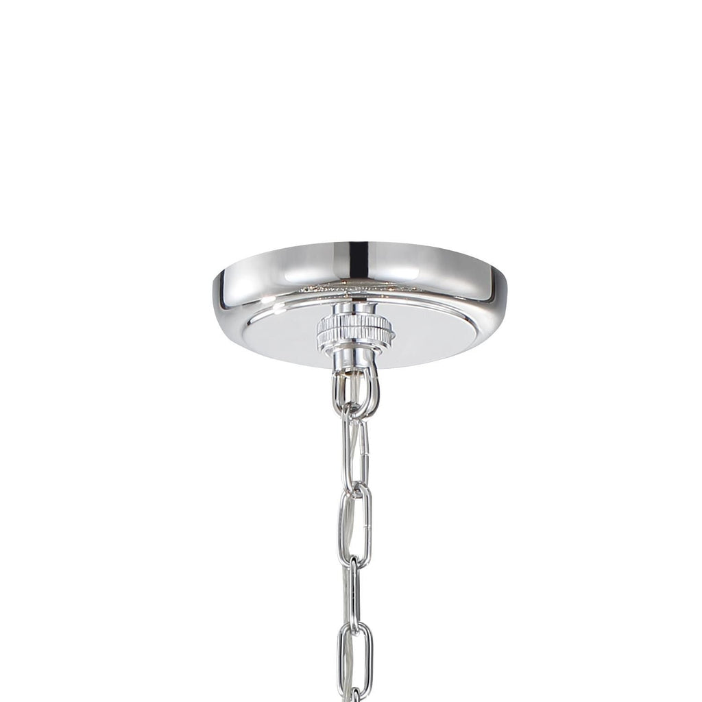 Calypso 8-Light Chandelier with Clear Crystal Drops