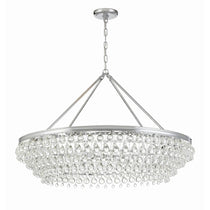 Calypso 8-Light Chandelier with Clear Crystal Drops