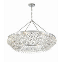 Calypso 8-Light Chandelier with Clear Crystal Drops