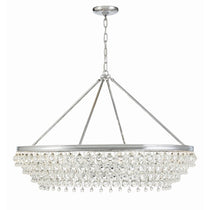 Calypso 8-Light Chandelier with Clear Crystal Drops
