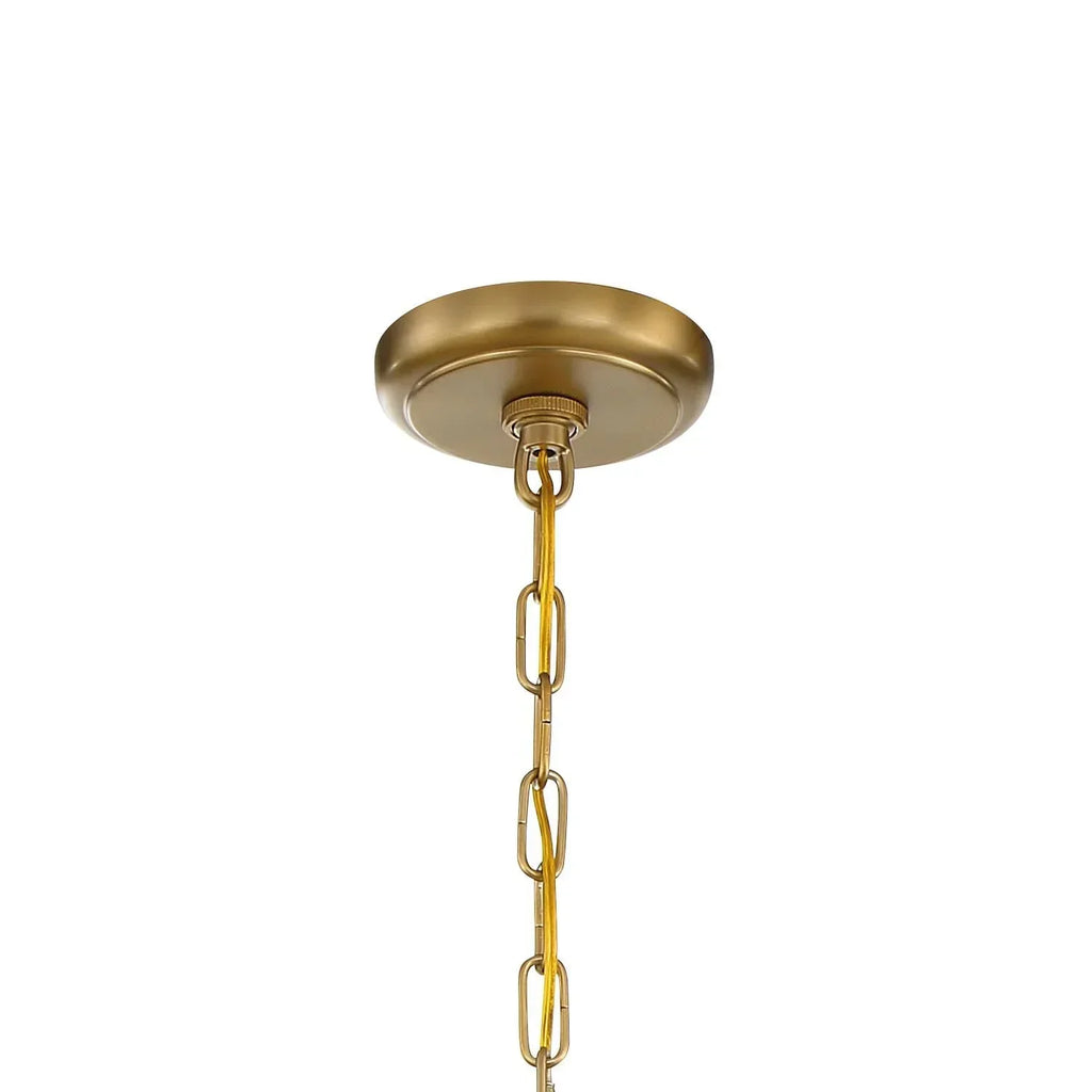 Calypso 8-Light Chandelier with Clear Crystal Drops