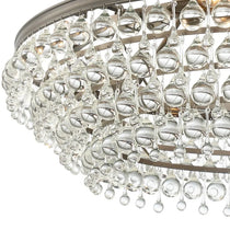Calypso 8-Light Chandelier with Clear Crystal Drops