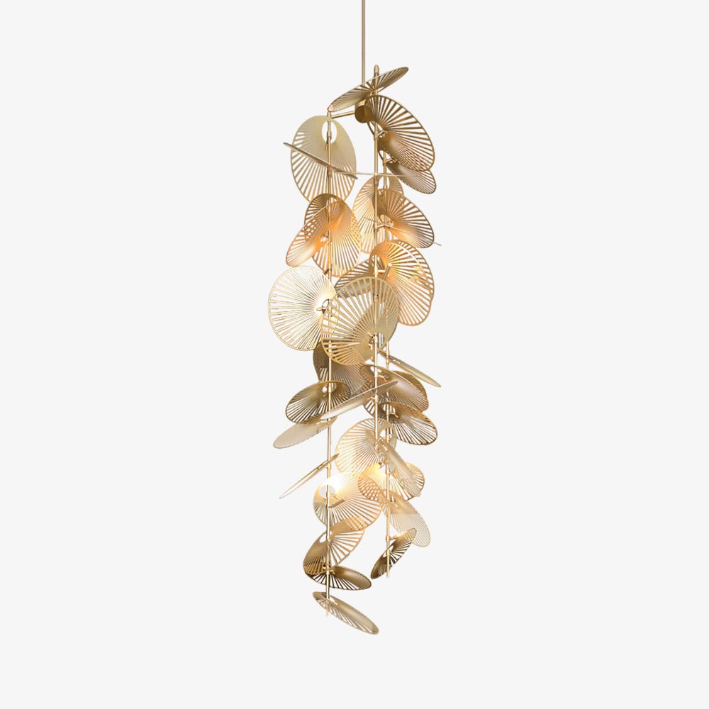 Luxury Cattail Leaf Chandelier - CasaraHouse