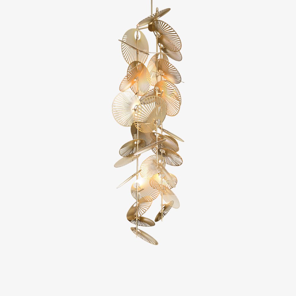 Luxury Cattail Leaf Chandelier - CasaraHouse