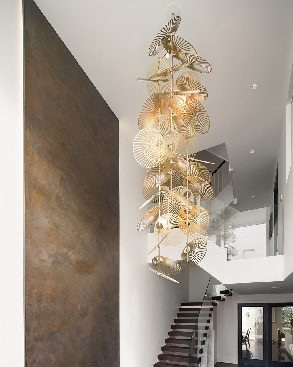 Luxury Cattail Leaf Chandelier - CasaraHouse