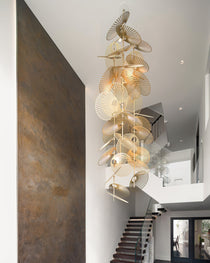 Luxury Cattail Leaf Chandelier - CasaraHouse