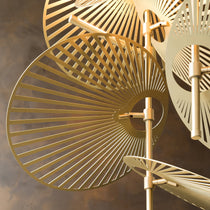 Luxury Cattail Leaf Chandelier - CasaraHouse