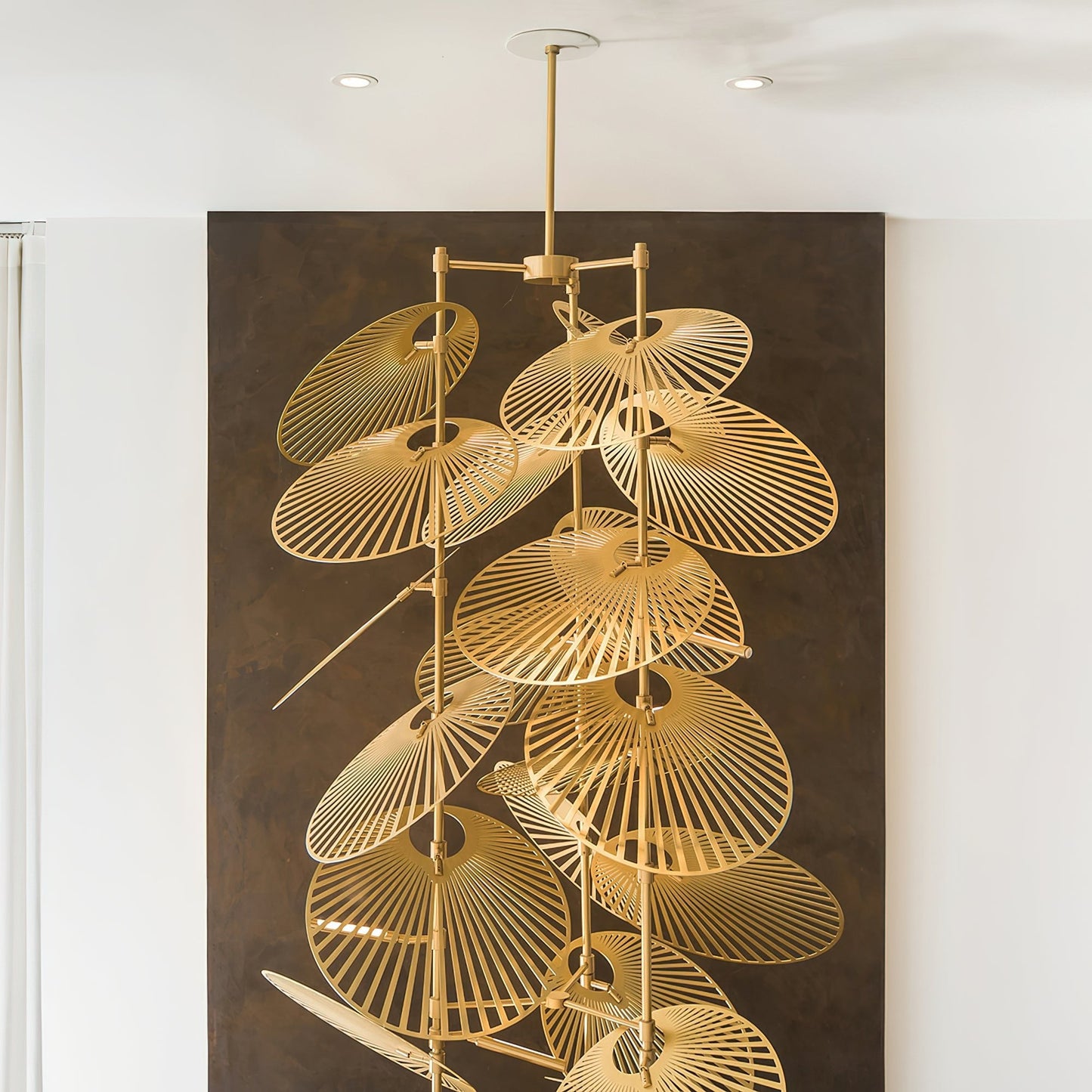 Luxury Cattail Leaf Chandelier - CasaraHouse
