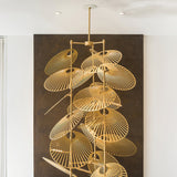 Luxury Cattail Leaf Chandelier - CasaraHouse