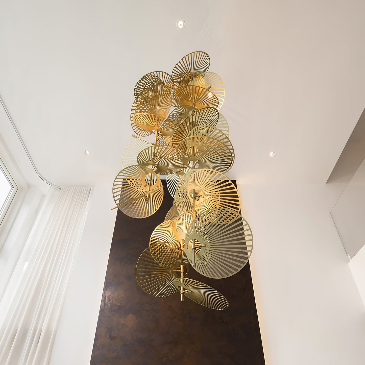 Luxury Cattail Leaf Chandelier - CasaraHouse
