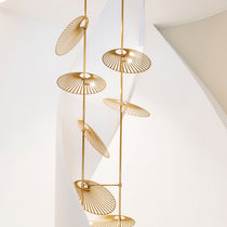 Luxury Cattail Leaf Chandelier - CasaraHouse