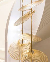 Luxury Cattail Leaf Chandelier - CasaraHouse