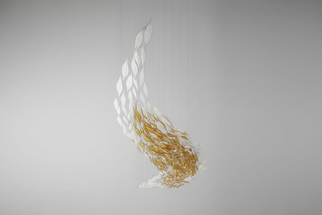 Metallic Artistic Foliage Ceiling Chandelier - CasaraHouse