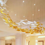 Metallic Artistic Foliage Ceiling Chandelier - CasaraHouse