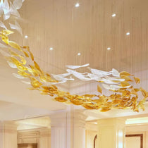 Metallic Artistic Foliage Ceiling Chandelier - CasaraHouse