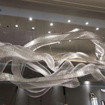 Customized Glass Ribbons Chandelier