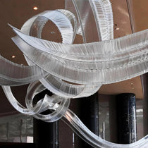 Customized Glass Ribbons Chandelier