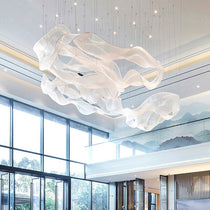 Customized Glass Ribbons Chandelier