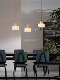 Cylora Alabaster Column Pendant Lamp - CasaraHouse