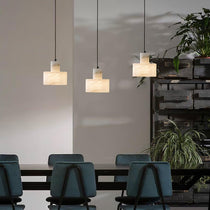 Cylora Alabaster Column Pendant Lamp - CasaraHouse