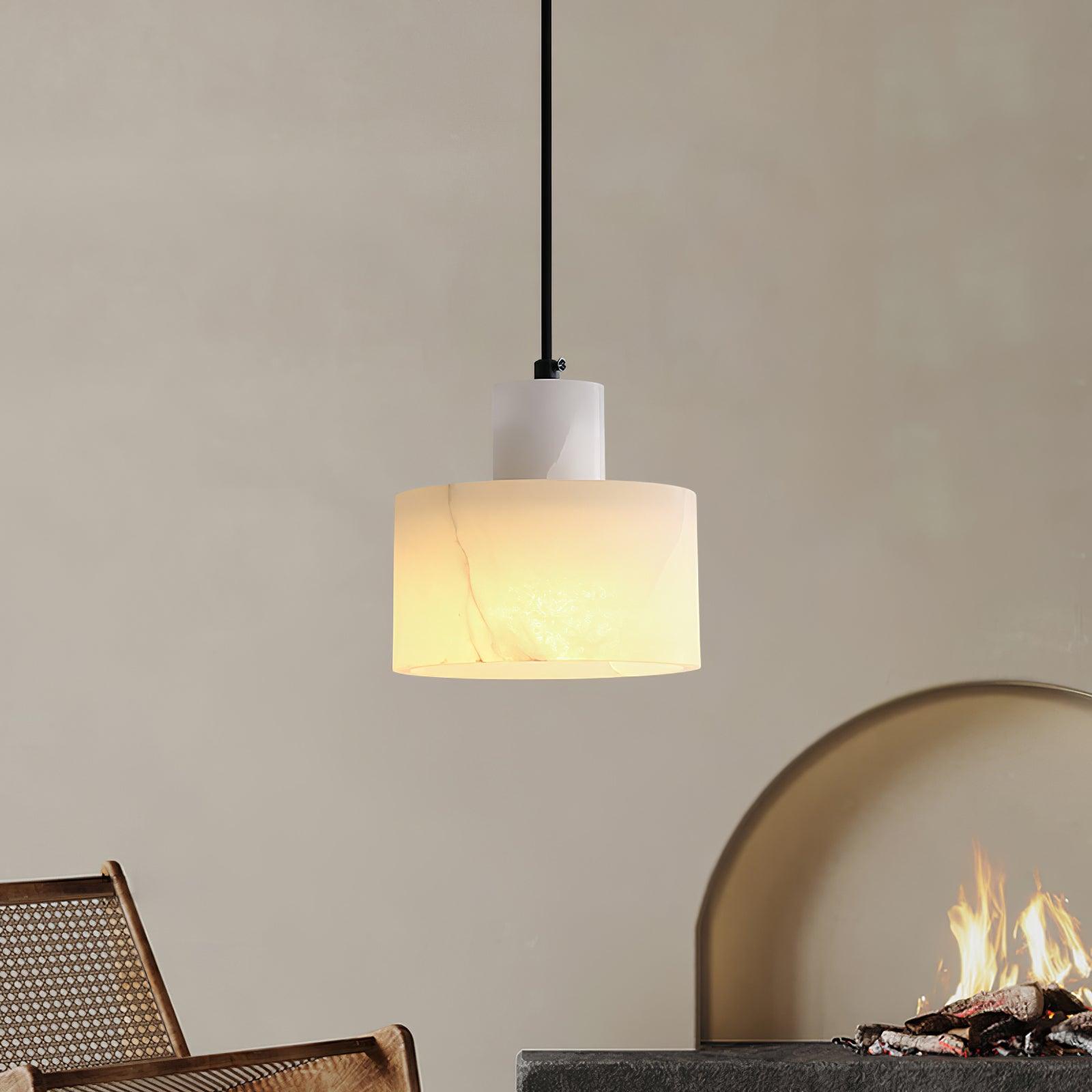 Cylora Alabaster Column Pendant Lamp - CasaraHouse