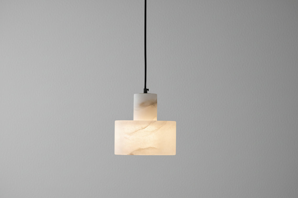 Cylora Alabaster Column Pendant Lamp - CasaraHouse
