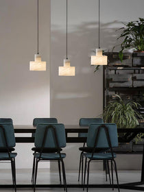 Cylora Alabaster Column Pendant Lamp - CasaraHouse