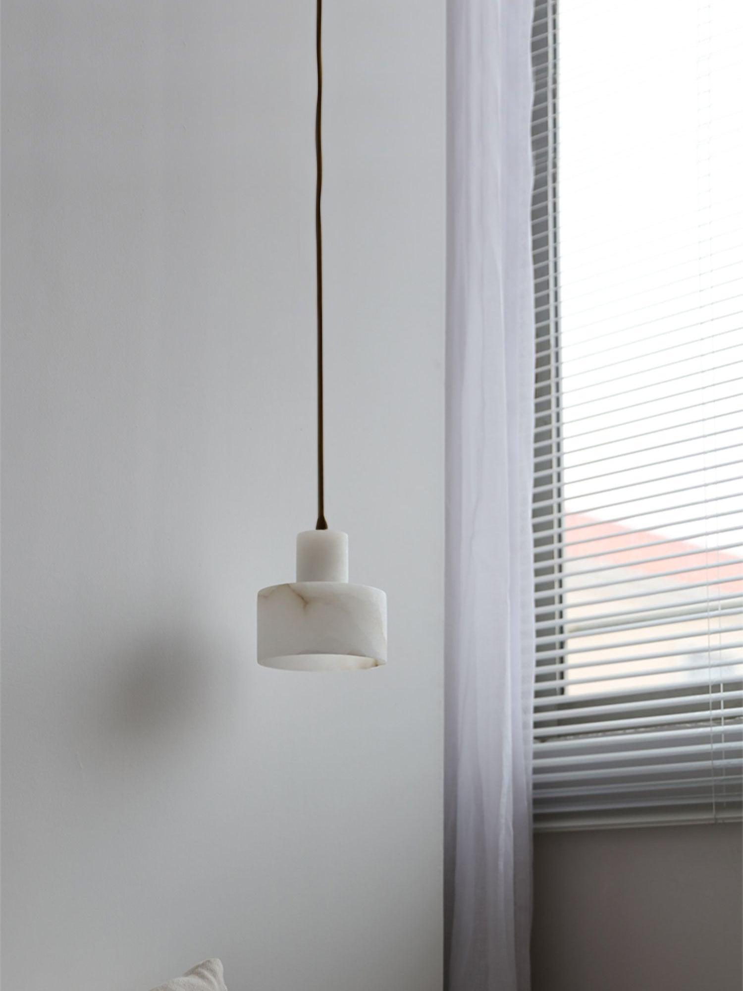 Cylora Alabaster Column Pendant Lamp - CasaraHouse