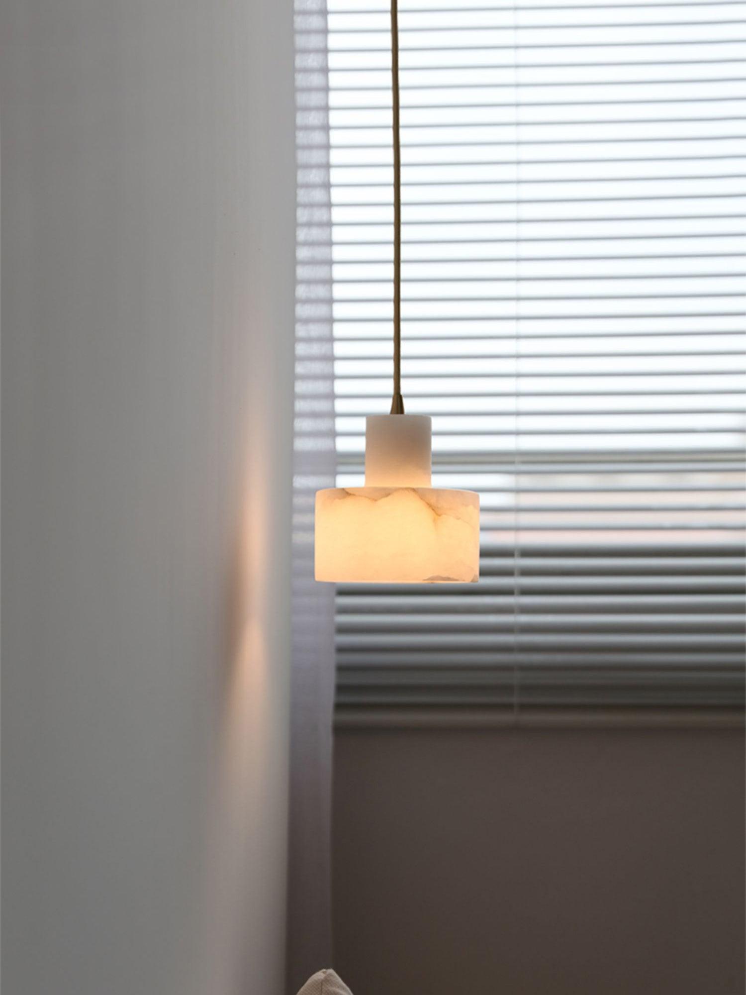 Cylora Alabaster Column Pendant Lamp - CasaraHouse