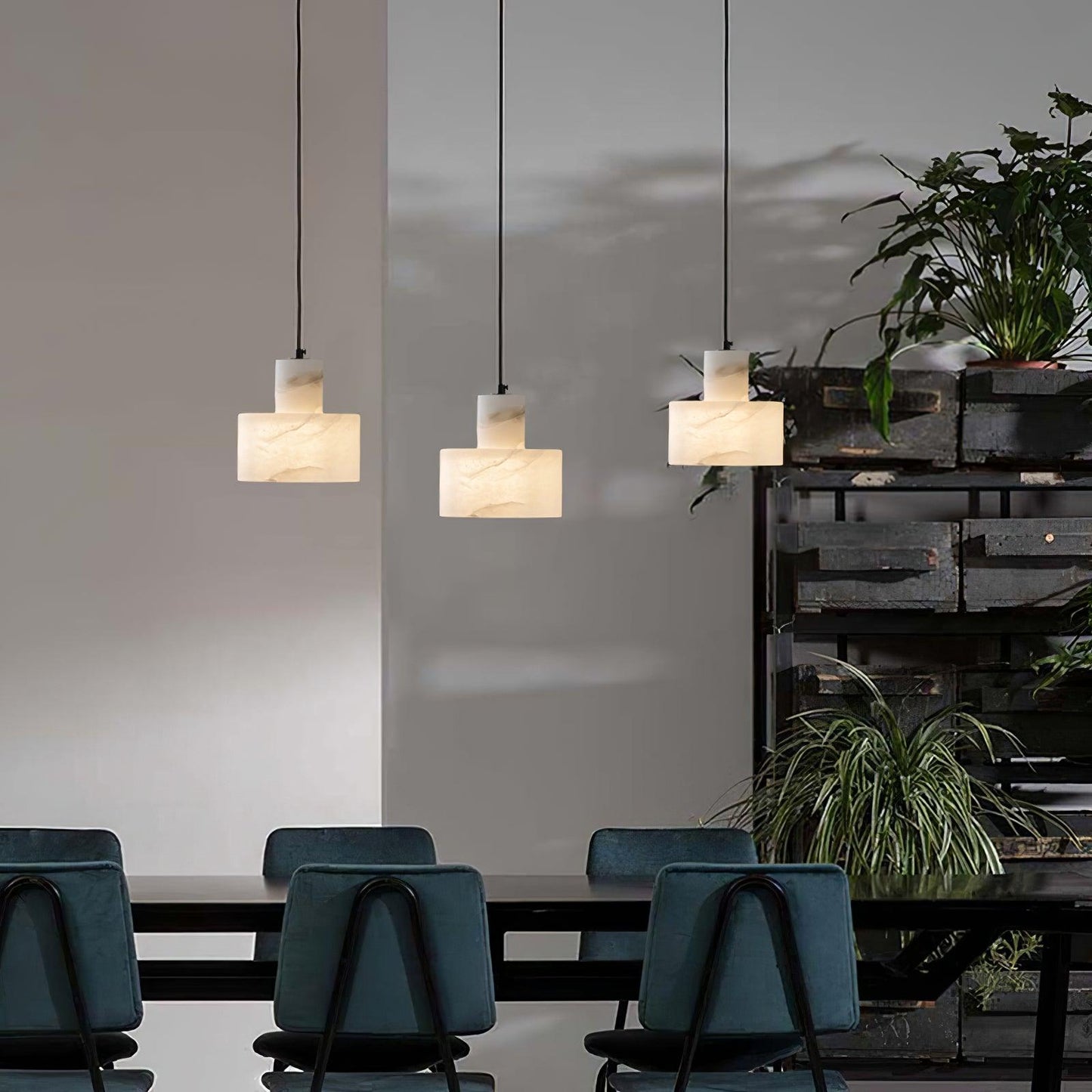Cylora Alabaster Column Pendant Lamp - CasaraHouse