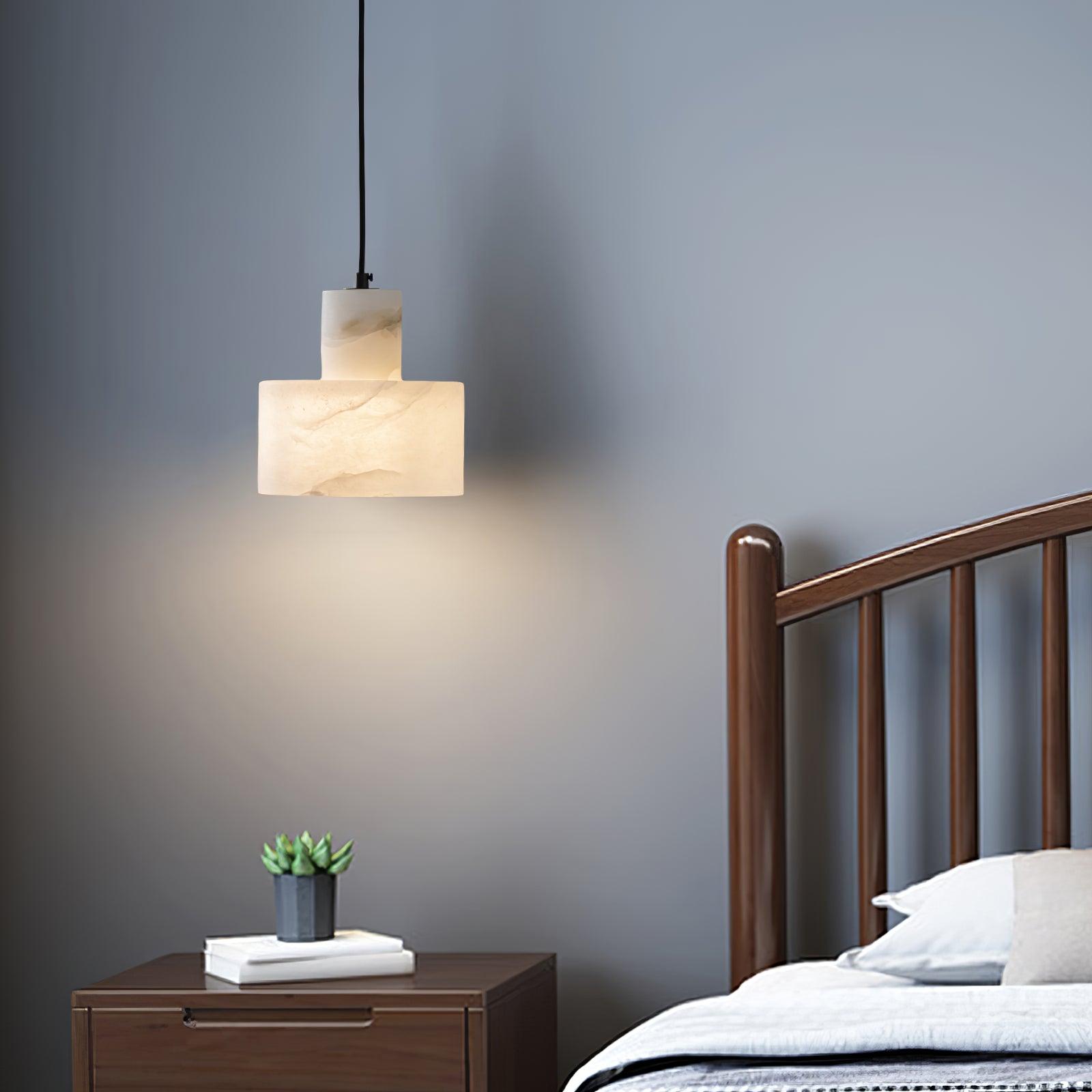 Cylora Alabaster Column Pendant Lamp - CasaraHouse