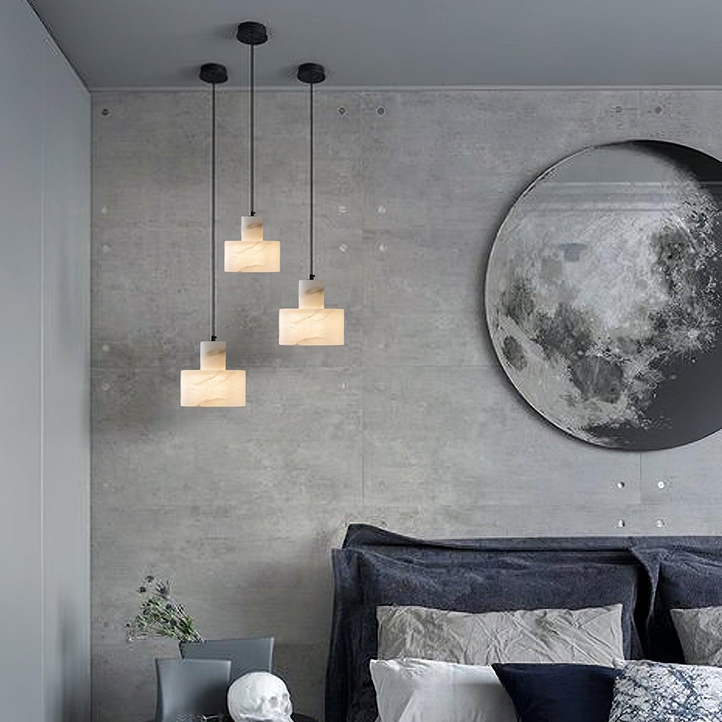 Cylora Alabaster Column Pendant Lamp - CasaraHouse