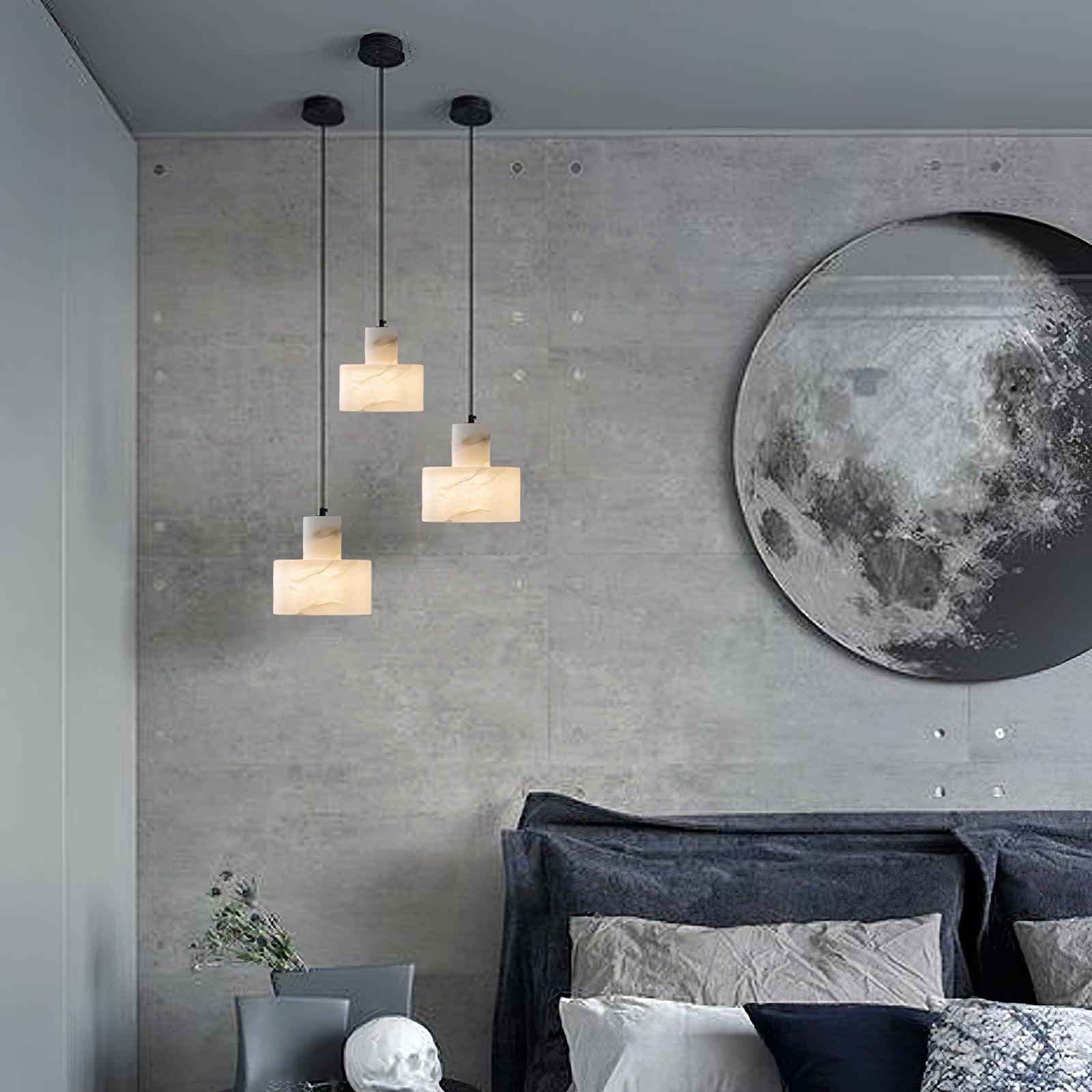 Cylora Alabaster Column Pendant Lamp - CasaraHouse