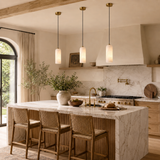 Montira Alabaster Dome Pendant Lamp