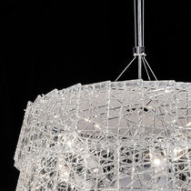 Auralite Classic Luxury Tuile De Cristal Frozen Crystal Chandelier