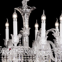 Auralite Classic Luxury Bell Dining Crystal Chandelier