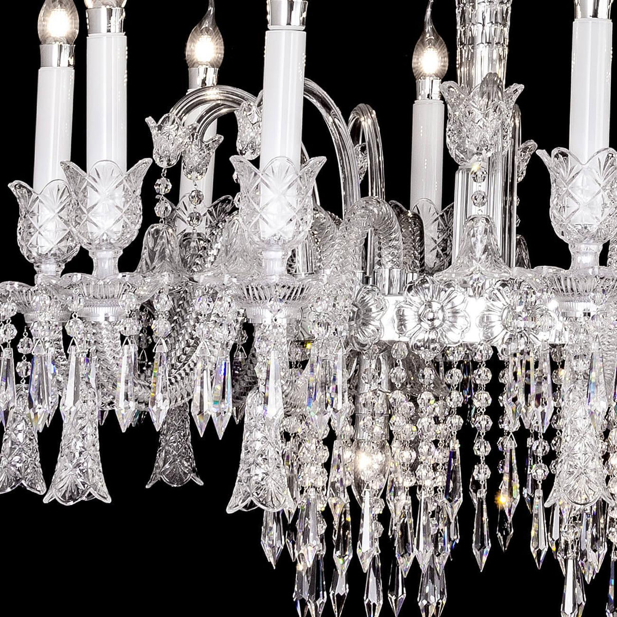 Auralite Classic Luxury Bell Dining Crystal Chandelier