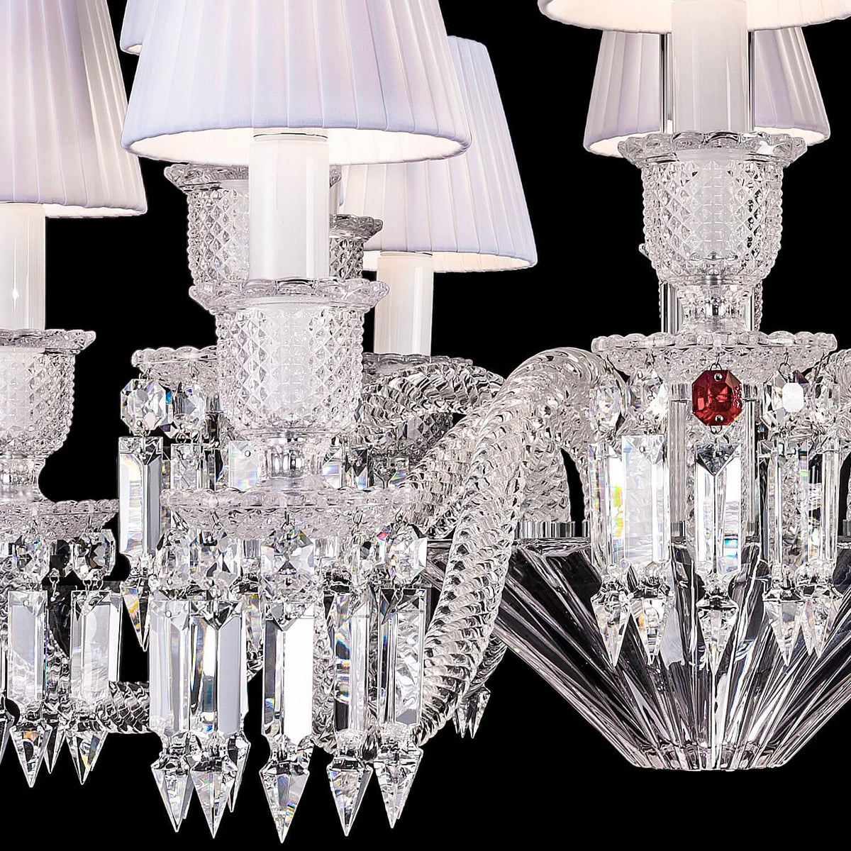 Auralite Classic Luxury Zenith Crystal Fabirc Chandelier