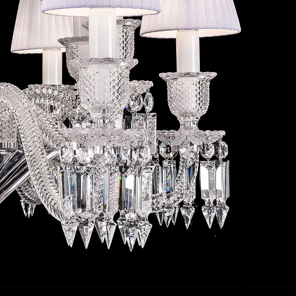 Auralite Classic Luxury Zenith Crystal Fabirc Chandelier