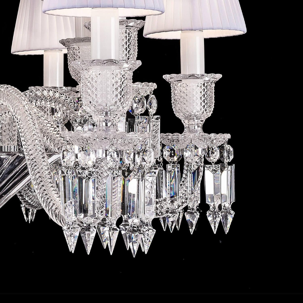 Auralite Classic Luxury Zenith Crystal Fabirc Chandelier