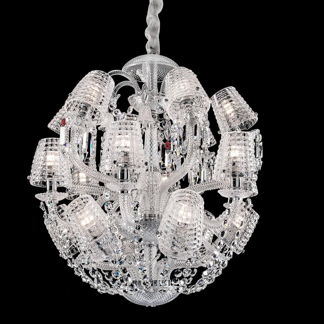 Auralite Le Roi Soleil Crystal Chandelier