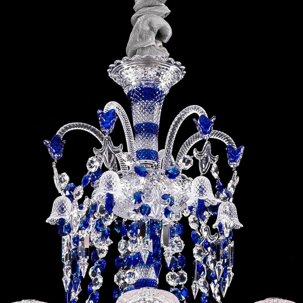 Bellarose Zenith Faunacrystopolis Blue Crystal Chandelier