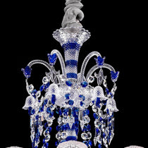 Bellarose Zenith Faunacrystopolis Blue Crystal Chandelier