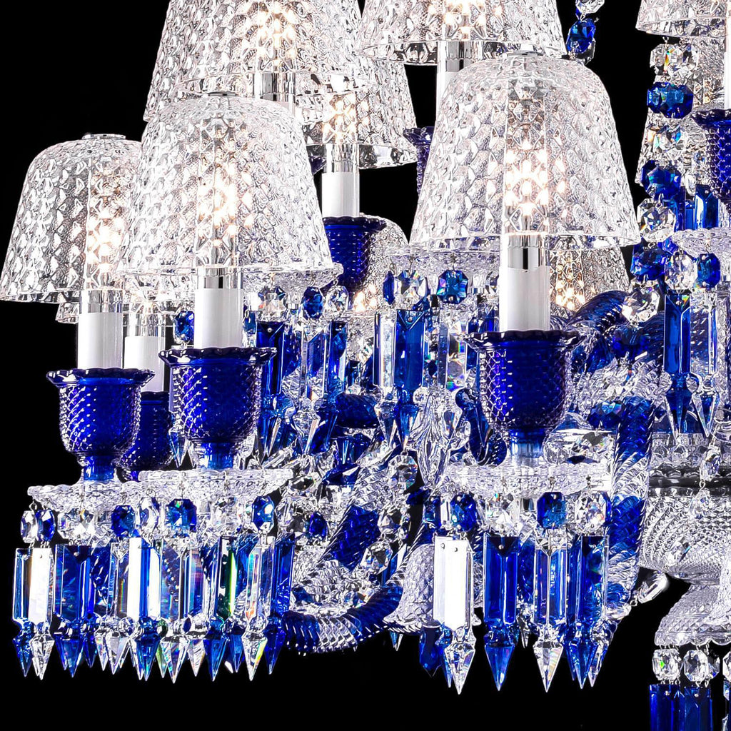 Bellarose Zenith Faunacrystopolis Blue Crystal Chandelier