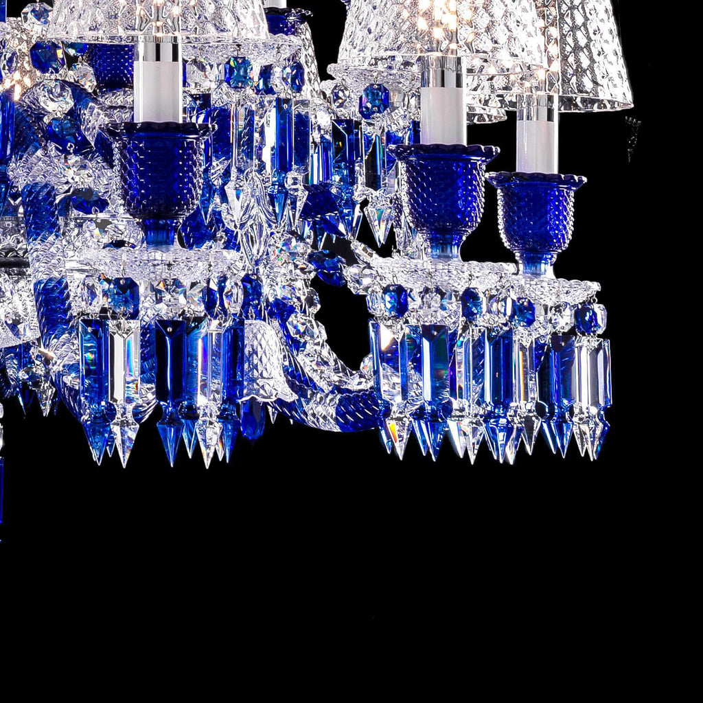 Bellarose Zenith Faunacrystopolis Blue Crystal Chandelier