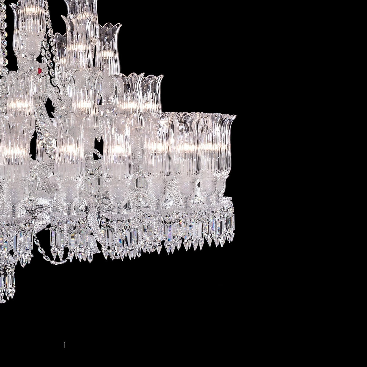 Auralite Large Entrance Crystal Chandelier
