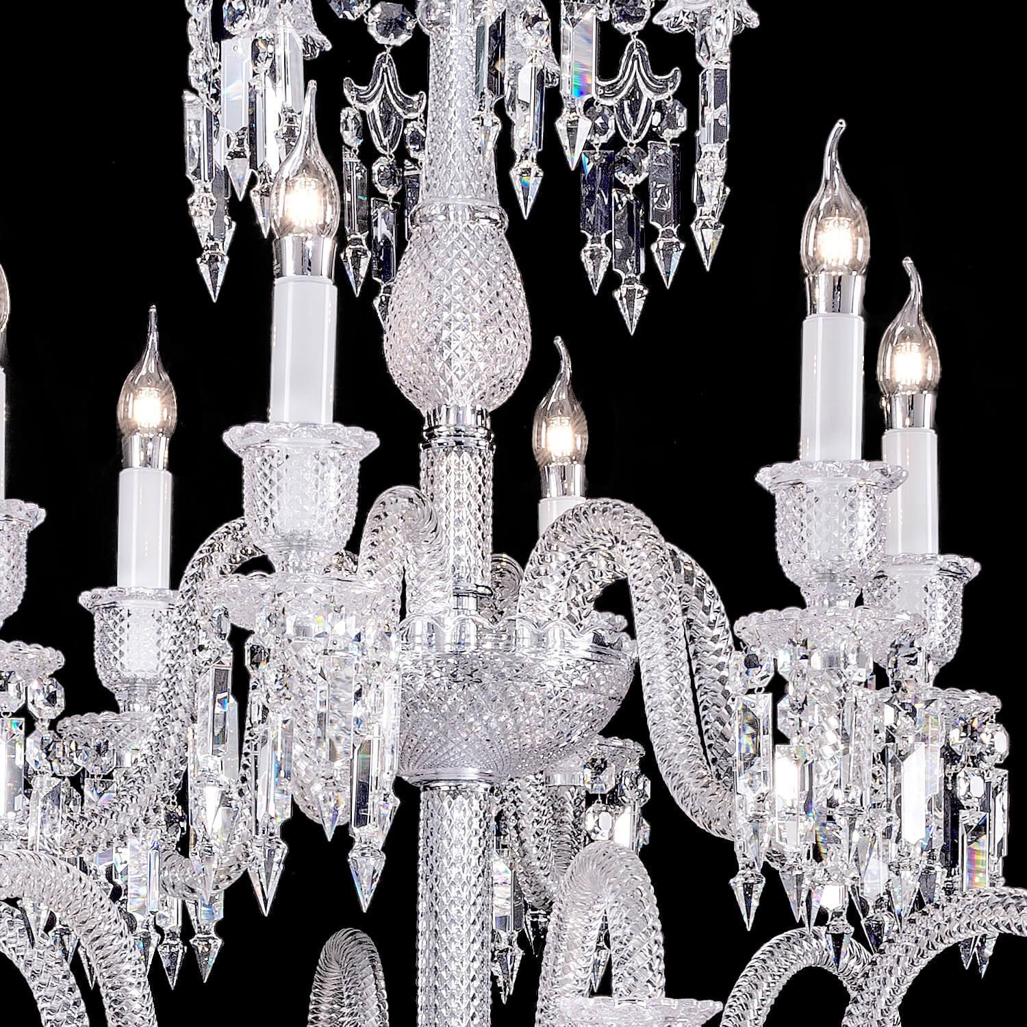 Auralite Classic Luxury Solstice Crystal Chandelier