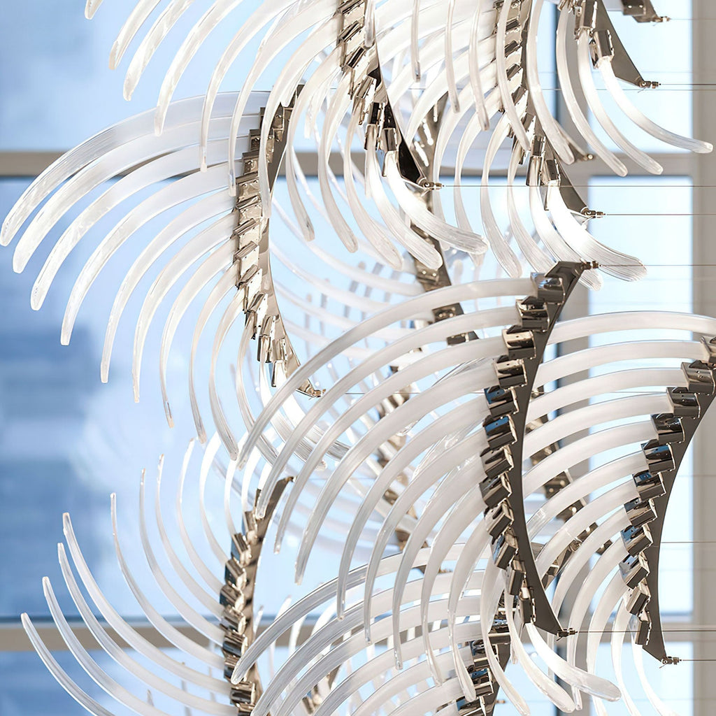 Bird Feather Wings Chandelier