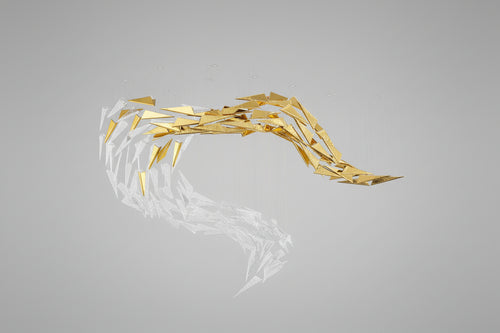 Airy Angled Glass Contemporary Chandelier - CasaraHouse