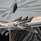 Airy Angled Glass Contemporary Chandelier - CasaraHouse